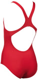 Arena Girls Solid Swim Pro Junior One-Piece (Red) - Olym's Swim Shop