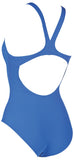 Arena Girls Solid Swim Pro One-Piece Junior (Royal) - Olym's Swim Shop
