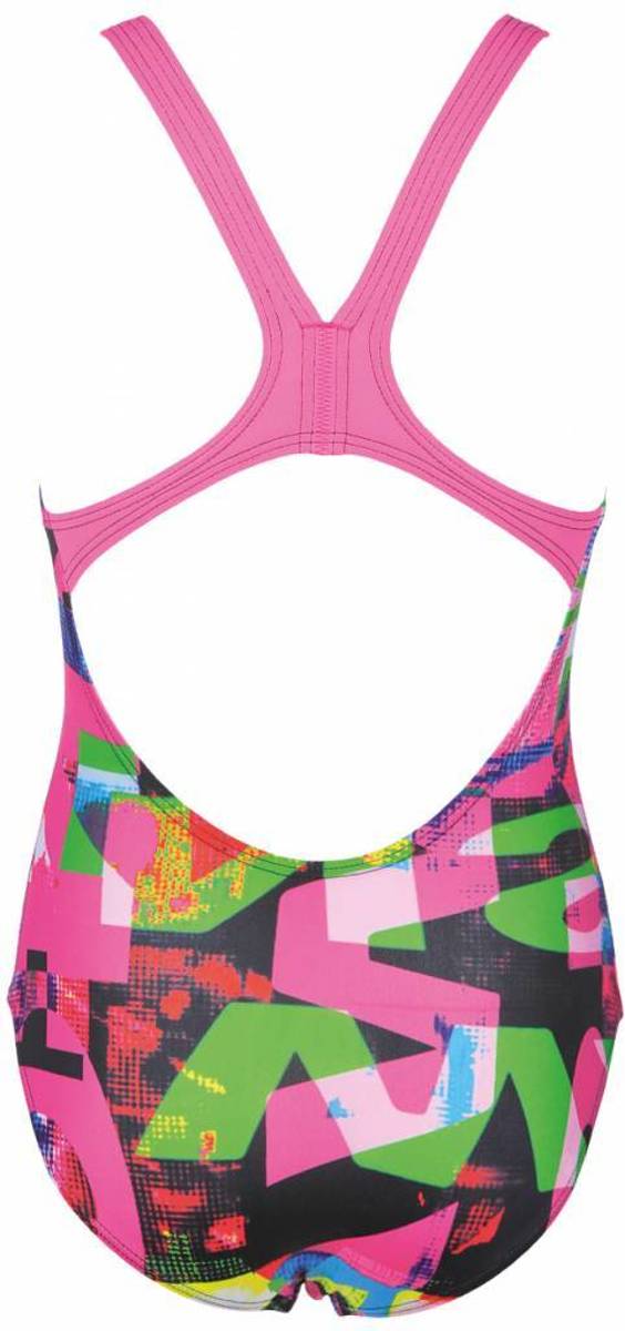 Arena Girls Racerback Jr One-Piece (paparazzi) - Olym's Swim Shop