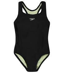 SPEEDO Girls Solid Racerback One Piece Swimsuit