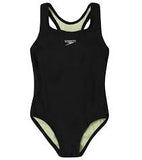 SPEEDO Girls Solid Racerback One Piece Swimsuit