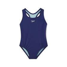 SPEEDO Girls Solid Racerback One Piece Swimsuit