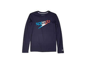 SPEEDO Long Sleeve Graphic Swim Tee