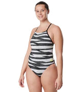 Speedo Women's Contort Stripes Crossback