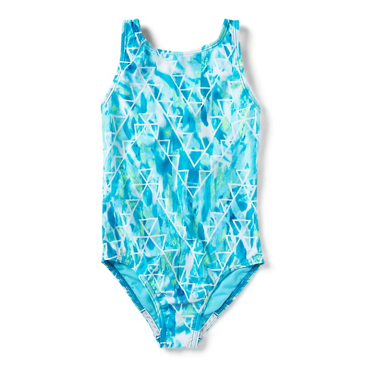 SPEEDO Print High Neck One Piece