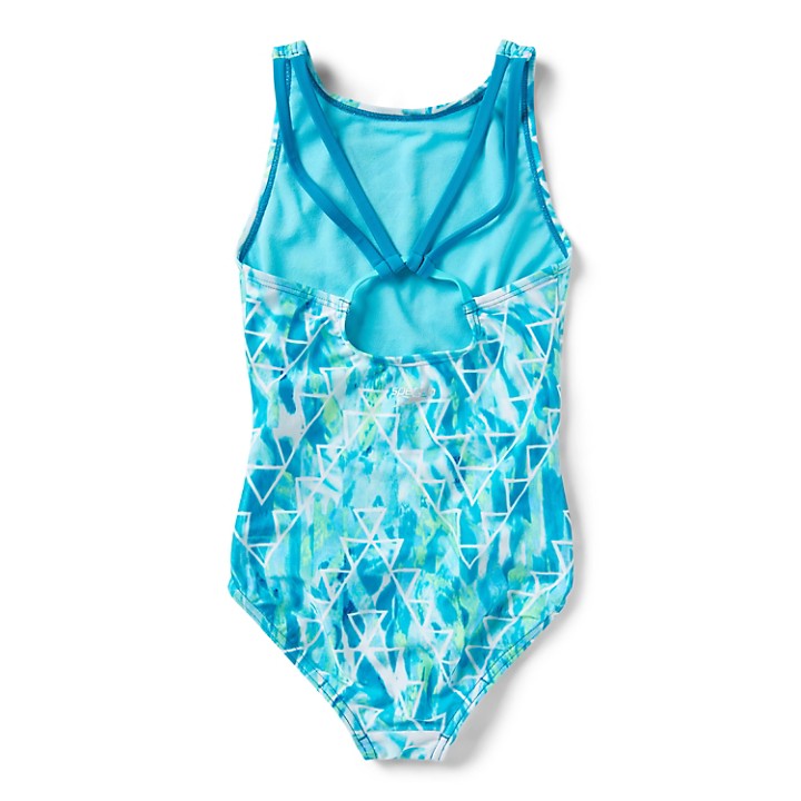 SPEEDO Print High Neck One Piece