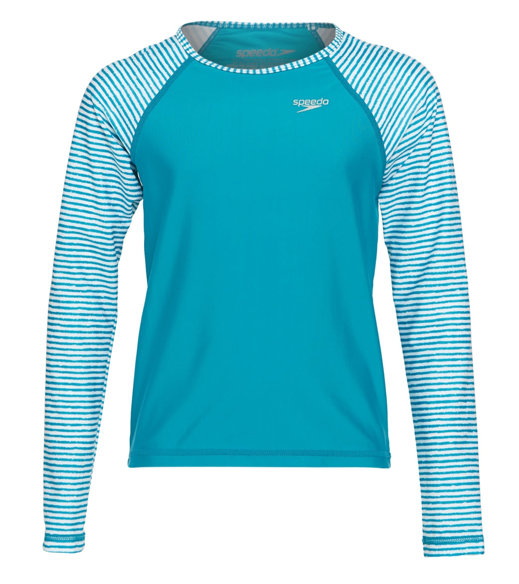 SPEEDO Girls Long Sleeve Rashguard