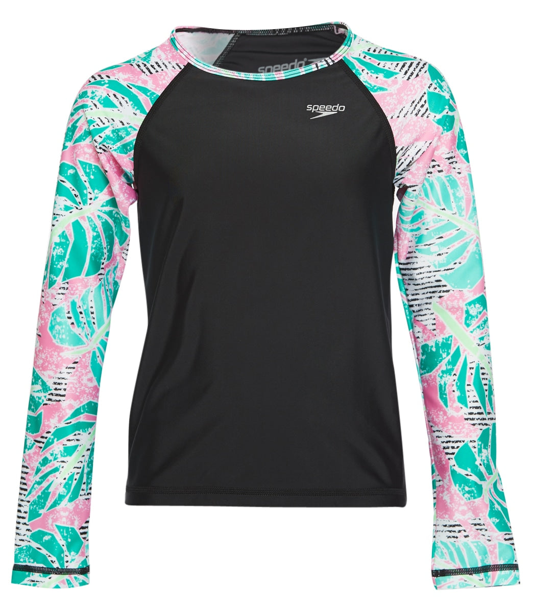 SPEEDO Girls Long Sleeve Rashguard