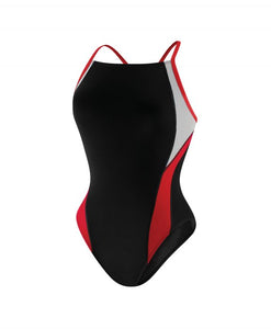Launch Splice Cross Back - Speedo Endurance+ (blue/black) - Olym's Swim Shop