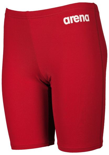 Arena Boys Solid Jammer Junior (Red) - Olym's Swim Shop