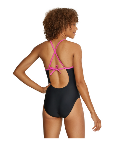 Speedo Women’s Colourblock Tie Back One Piece