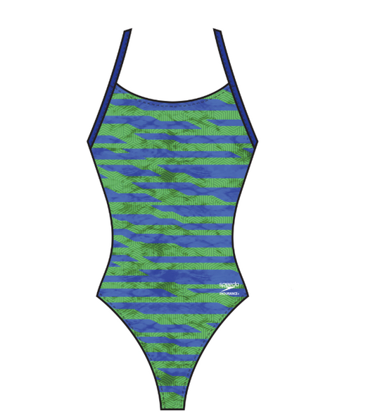 Speedo Women's Contort Stripes Crossback