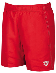Arena Boys Solid Trunks Junior (red) - Olym's Swim Shop