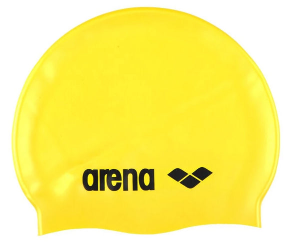 Arena Classic Silicone Swim Cap (yellow) - Olym's Swim Shop