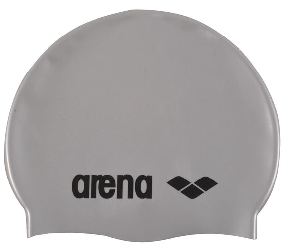 Arena Classic Silicone Swim Cap (grey) - Olym's Swim Shop