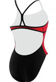 Speedo Girls Sprint Splice PowerPLUS (black/blue) - Olym's Swim Shop