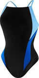Launch Splice Cross Back - Speedo Endurance+ (blue/black) - Olym's Swim Shop