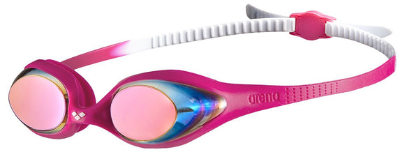 Arena Spider Mirrored Junior (pink) - Olym's Swim Shop