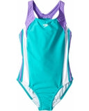 Girls Infinity Splice Xtra Life LYCRA® Fiber (purple) - Olym's Swim Shop