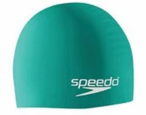 Speedo Solid Silicone Performance Swim Caps (teal) - Olym's Swim Shop