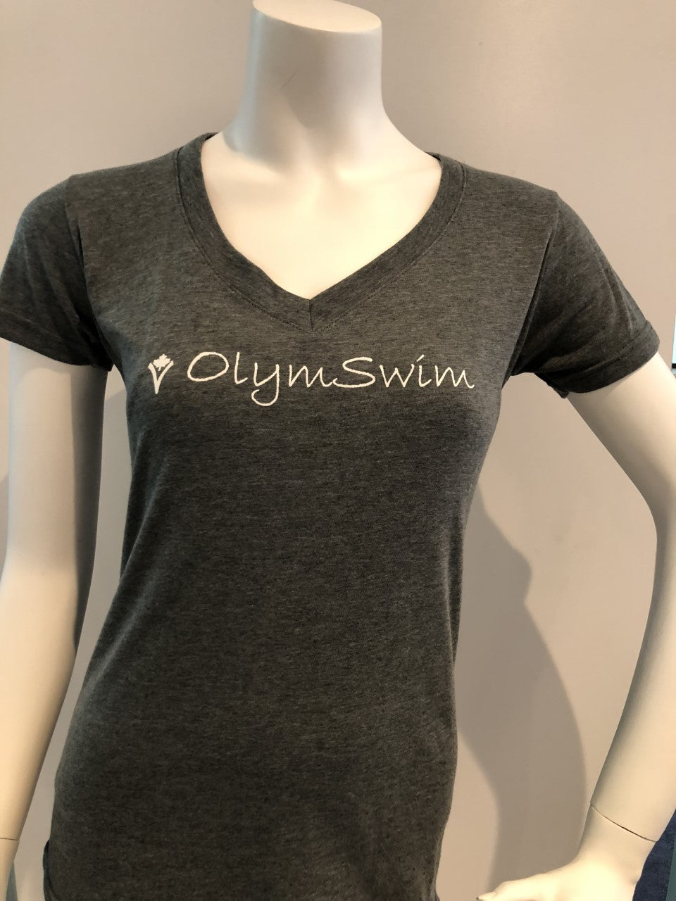 OLYMSWIM T-SHIRTS (V-NECK ADULT)- assorted colours - Olym's Swim Shop