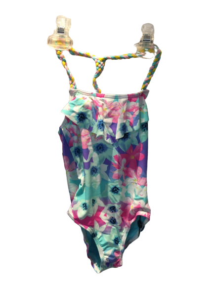 SWIMSTYLE Girls junior (Braided back floral)