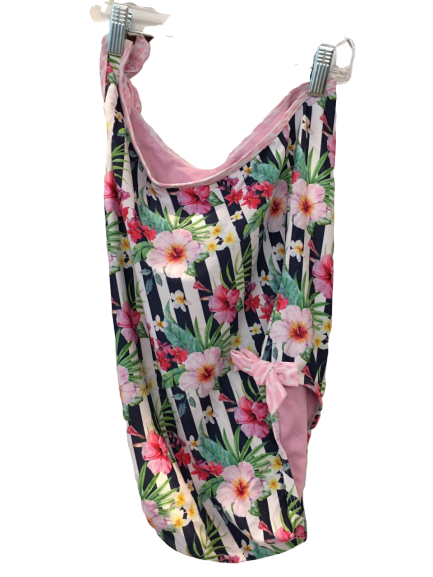 SWIMSTYLE Girls Floral (one shoulder)