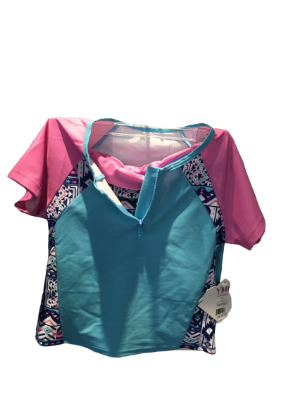 SWIMSTYLE Girls rash guard with bottoms